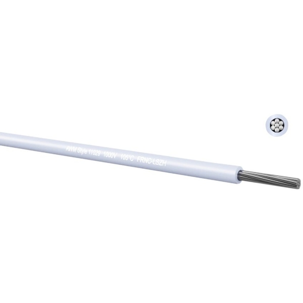 Kabeltronik Schaltlitze UL/cUL 11029 18AWG weiß kabeltronik 11029A18WS