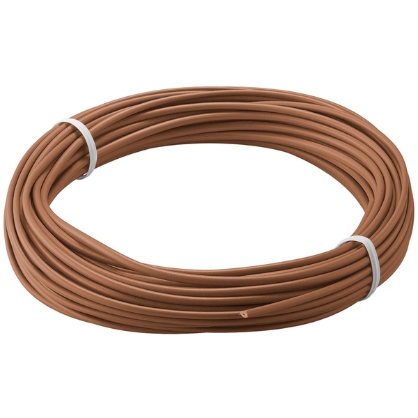 Kupferlitze isoliert 1-adrig, 0,14qmm, mehrdrahtig (18 x 0,1 mm) Goobay 55040