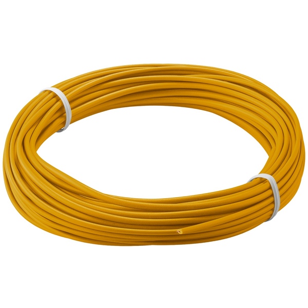 Kupferlitze isoliert 1-adrig, 0,14qmm, mehrdrahtig (18 x 0,1 mm) Goobay 55043