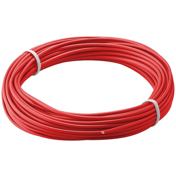Kupferlitze isoliert 1-adrig, 0,14qmm, mehrdrahtig (18 x 0,1 mm) Goobay 55044