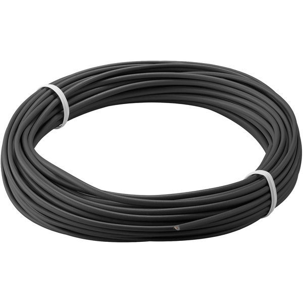 Kupferlitze isoliert 1-adrig, 0,14qmm, mehrdrahtig (18 x 0,1 mm) Goobay 55045