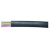 Flachkabel 10 adrig,  Schwarz, 100m Spule, HQ