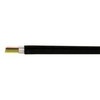 Flachbandkabel Westernstecker 4-adrig geschirmt  Schwarz 100m