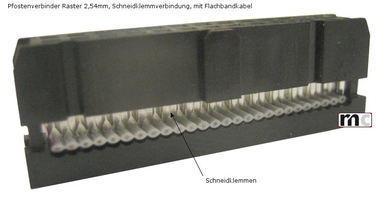 AWG 28-16F 3M: Flachbandkabel AWG28, 16-pol., farb., 3m-Ring bei reichelt  elektronik