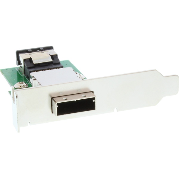 InLine® SAS low profile Slotblech, ext. SFF-8088 auf int. SFF-8087 InLine 27650