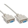 Nullmodemkabel 9-pol Buchse-Buchse, vergossen, RTS/CTS Auto Control,  10m