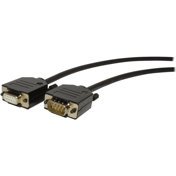 rmLine® 9 pol SUB-D Verlängerung , UL Leitung, schwarz, 12,5m rmLine 102062