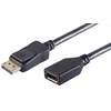 DisplayPort Verlängerung Stecker zu Buchse, 4K, schwarz, 5m s-conn 10-48055