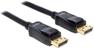Premium DisplayPort 1.2 Kabel, Stecker auf Stecker, 4K, 5m Delock 82425