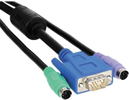 KVM Kabel PS2 1,8m VGA Stecker-Stecker