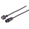 Photovoltaik Stromkabel für Balkonkraftwerke, Schutzkontaktstecker auf Betteri BC01, schwarz, 10m S-Conn 02-40075