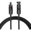 Photovoltaik Kabel 6 mm² , konfektioniert, MC4 Stecker auf MC4 Buchse, Schwarz, 10m Maxell PVK 1-10