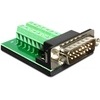 Terminalblock SUB-D 15-polig Stecker (Joystickport) auf Schraubleiste
