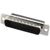 SUB-D Stecker, Crimp-Leergehäuse 25-polig