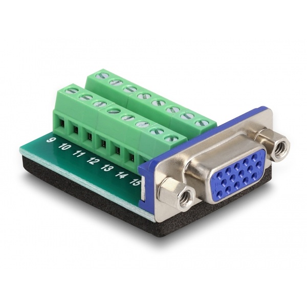 Terminalblock VGA /  SUB-D 15-polig High Density Buchse