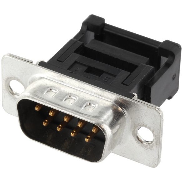 SUB-D Stecker 9-polig mit Schneidklemme für Flachbandkabel