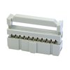 Pfostenstecker (2 x 5) 10 polig, PBT Glasfaserverstärkt, grau