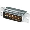 DVI 24+5 Lötstecker mit Steg für die Kabelkonfektion