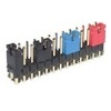 Kurzschluss-Adressierstecker  2mm 10 Stück Schwarz, Jumper, Shunt-Stecker, Kurzschluss-Brücke