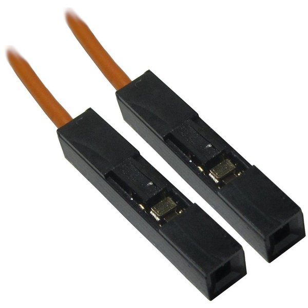 rmLine® Jumper Kabel Orange, 25cm, Raster 2,54mm, 10 Stück rmLine 13029