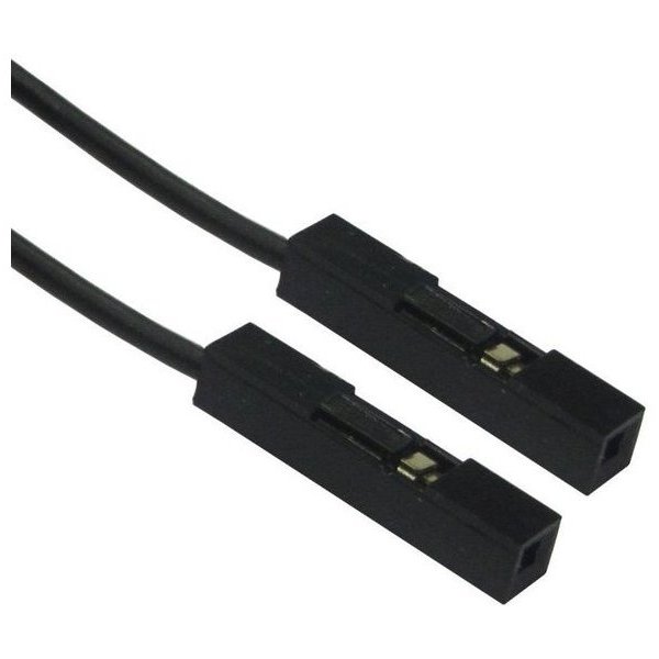 rmLine® Jumper Kabel Schwarz, 20cm, Raster 2,54mm, 10 Stück rmLine 65769
