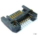 SATA Löt Anschlusstecker horizontale (liegend) Montage