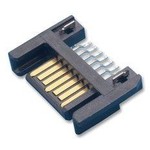 SATA Daten Lötstecker 7 Pin Anschlusstecker horizontale Montage reversed, SMD