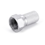 F Stecker schraubbar 5,2mm,  RG58