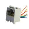 Modular-Einbaubuchse RJ45 - 8 polig mit Anschlussdraht