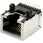 Einbaubuchse RJ45 , CAT5e, geschirmt,  SMD