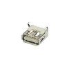 USB 2.0 A Buchse, Einbau 1-fach SMD, horizontal abgewinkelt