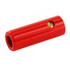 rote Bananen Kupplung 4mm / Schraubanschluss