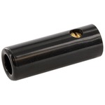 schwarze Bananen Kupplung 4mm / Schraubanschluss