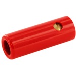 rote Bananen Kupplung 4mm / Schraubanschluss