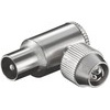 Antennenstecker Vollmetall abgewinkelt