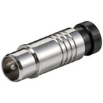 Koax Kompressions-Stecker f&uuml;r Kabel mit einem Au&szlig;endurchmesser von 7 mm, Metall Goobay 67243