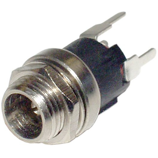 DC-Gehäusewand-Einbaubuchse ∅ 2,1 mm, Printanschluß