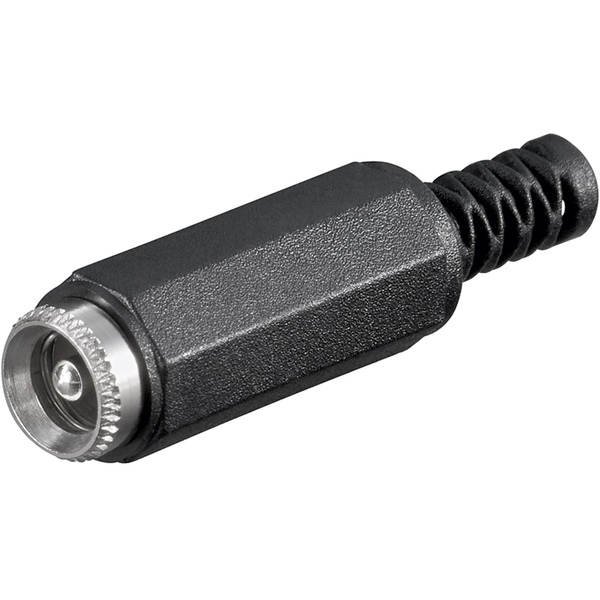 DC-Kupplung mit Knickschutz Mittelpin Durchmesser 2,5mm, Innendurchmesser 6mm, 6 V, 2A Goobay 11634