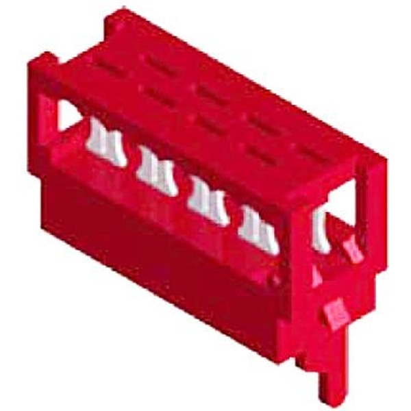55x Miniatur Stiftleiste für Flachkabel, 6 pol