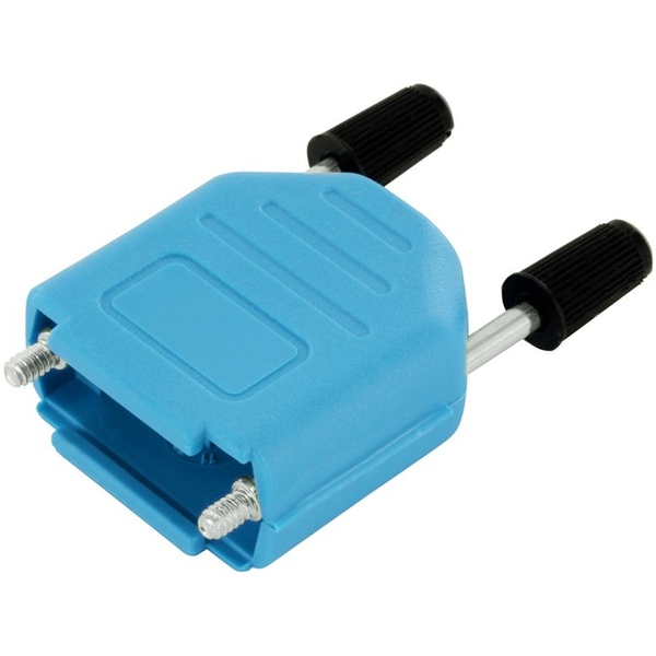 DSUB Kunststoff Haube, 50 pol, Blau, Slim, Polyamid (UL) (10x) Encitech Connectors AB DPPK50-B-K