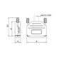 Encitech Connectors AB DPPK37-G-K D-Sub Gehäuse 37 polig grün Kunststoff einzeln verpackt Bild 0