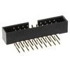 Wannenstecker 44-polig, RM 2mm, 90° gewinkelt, Print