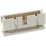Pfostenstecker Wanne für Flachbandkabel, 2,54mm, 16 Pol