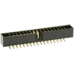 Wannenstecker 10 polig, RM 2mm