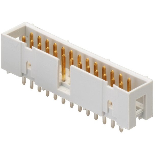 10x Wannenstecker W40UL- 40 Polig (UL) gerade 2,54mm