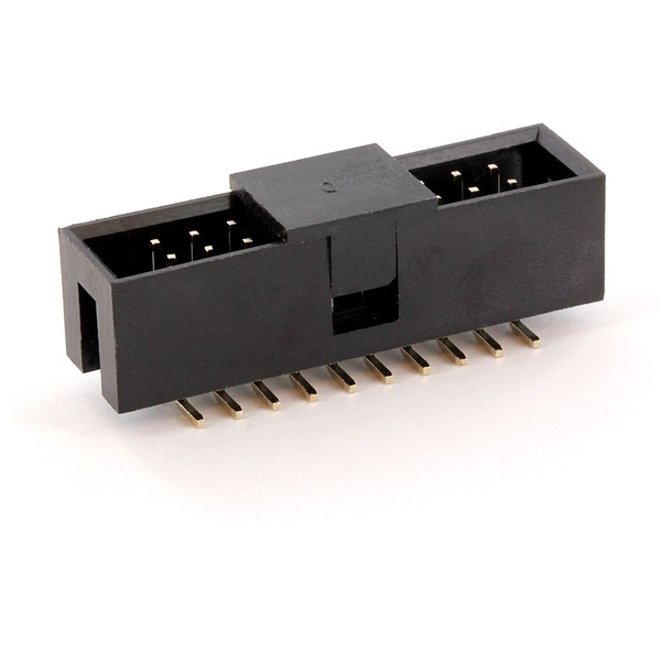 Wannenstecker SMT Raster 2,54mm, 2-reihig, 6-polig