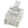 Westernstecker für Rundkabel RJ11 10er Pack