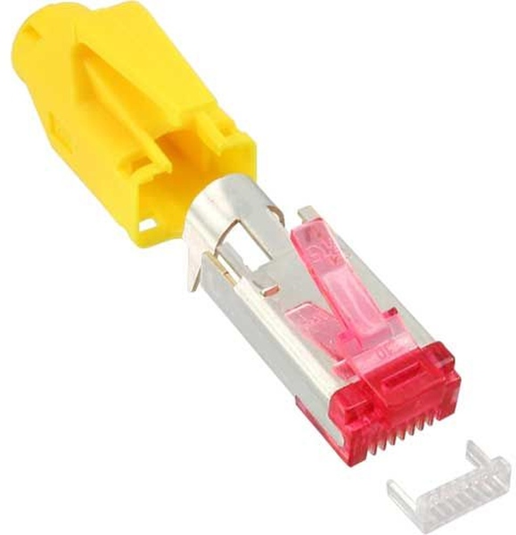 50x Hirose TM21 Netzwerkstecker Cat.6, inkl. Tülle & Kamm, gelb Hirose 