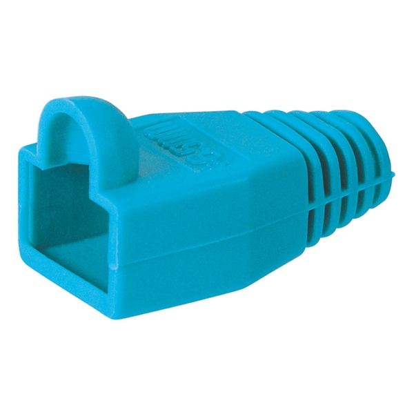 Tülle blau, für RJ45 Stecker, Kabeleinführung 6,40mm Goobay 11219