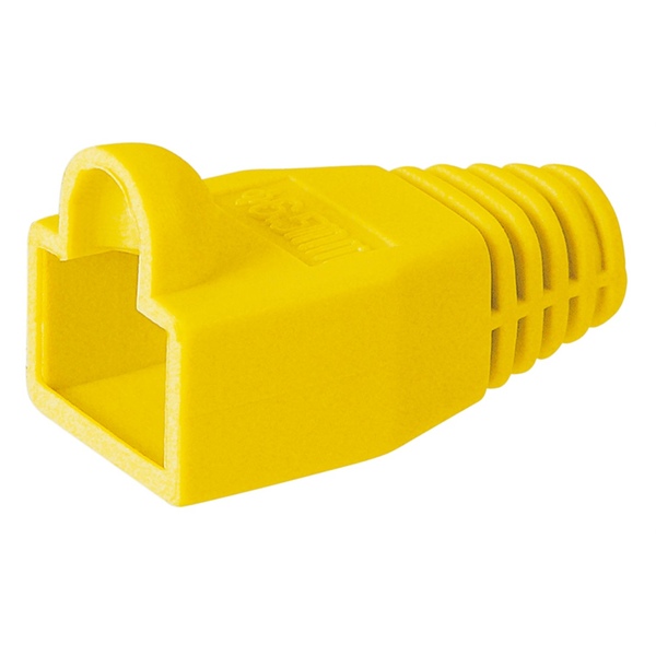 Tülle, gelb, für RJ45 Stecker, Kabeleinführung 6,40mm Goobay 11235